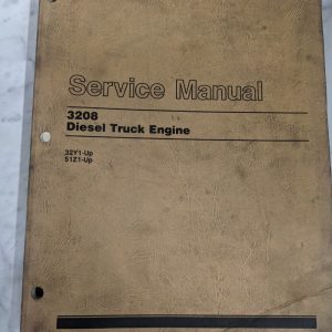Caterpillar Service Repair Manual 3208 Diesel Engine 32Y1 51Z1 Sebr0514-02 1986