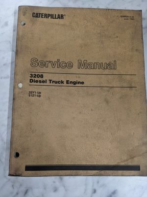 Caterpillar Service Repair Manual 3208 Diesel Engine 32Y1 51Z1 Sebr0514-02 1986
