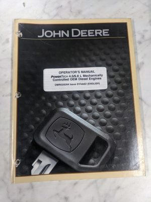 John Deere Operator'S Manual Powertech 4.5 6.8 L Oem Diesel Engines Omrg25204