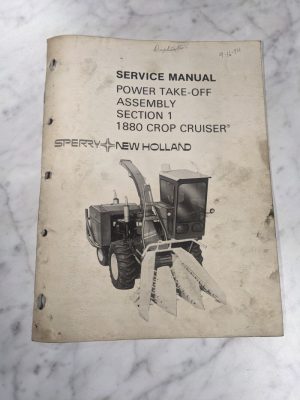 Sperry New Holland Service Repair Manual Power Take Off Assembly 1880 Crop