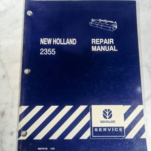 New Holland Repair Service Manual 2355 Series 1999 Disc Mower Condition 86579148