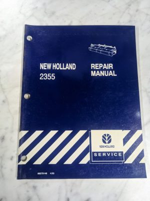 New Holland Repair Service Manual 2355 Series 1999 Disc Mower Condition 86579148