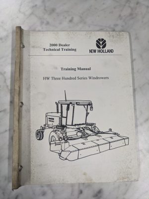 New Holland 2000 Technical Service Training Manual Hw 300 Series Windrower