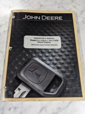 John Deere Operators Service Manual Powertech 4.5 6.8 L Oem Diesel Omrg33324