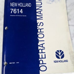 New Holland Operator'S Service Manual 7614 86617021 2000 Tractor Loader