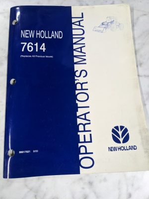 New Holland Operator'S Service Manual 7614 86617021 2000 Tractor Loader