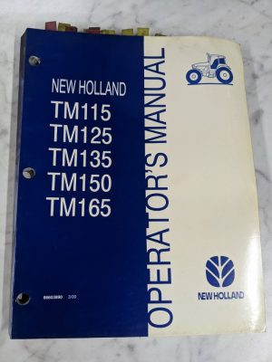 New Holland Operator Service Manual Tm 115 125 135 150 165 86603890 2000 Tractor