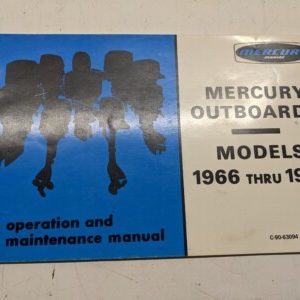Mercury Merc Outboards Models 1966 – 1972 650 500 402 400 350 200 110 75 40 39