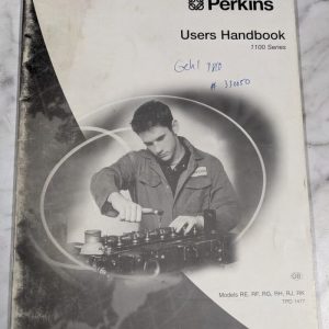 Perkins Diesel Engine User'S Handbook Manual 1100 Series Re Rf Rg Rh Rj Rk 1477