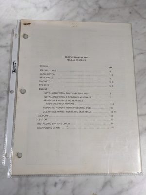 Beaird Poulan Service Repair Overhaul Shop Manual Chain Saw 25 Series