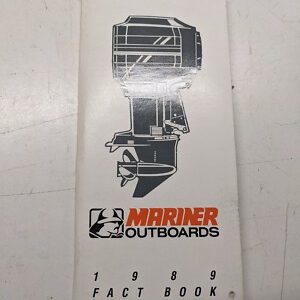 Mercury Mariner Outboards 1989 Fact Book 90-18818-89 Specs
