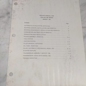 Poulan Chain Saw Service Repair Maintenance Manual 200 Series Wright 100