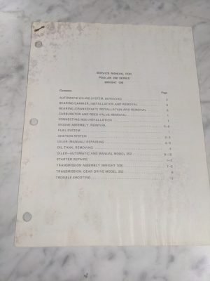 Poulan Chain Saw Service Repair Maintenance Manual 200 Series Wright 100