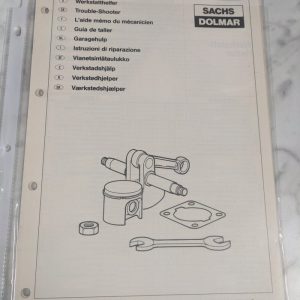 Sachs-Dolmar Trouble-Shooting Guide Service Manual Chain Saw