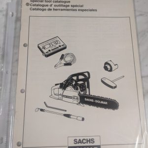 Sachs-Dolmar Special Service Tool Catalog Manual Chain Saws
