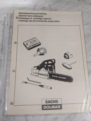 Sachs-Dolmar Special Service Tool Catalog Manual Chain Saws