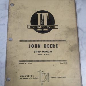 I&T It Shop Service Repair Manual Book Tractor John Deere 1840 Jd-42
