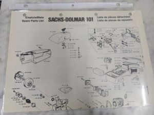 Sachs-Dolmar Spare Service Parts List Book Manual Chainsaws 101