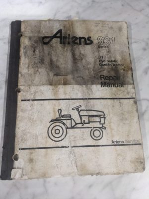 Ariens 931 Series Gt Hydrostatic Garden Tractor Service Repair Manual