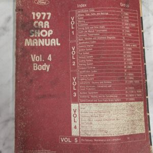 1977 Ford Car Shop Book Manual Service Repair Body Section Volume 4
