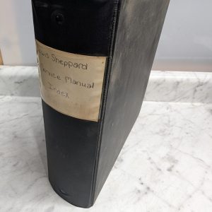 Lewis Sheppard Fork Lift Trucks Service Manual Master Index Model Reference Book