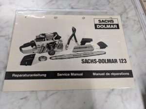 Sachs-Dolmar Service Repair Overhaul Manual Chainsaw #123