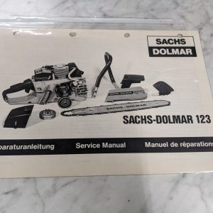 Sachs-Dolmar Service Repair Overhaul Manual Chainsaw #123