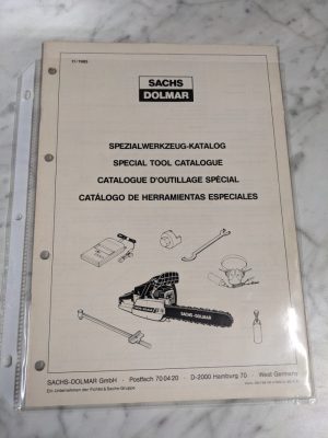 Sachs-Dolmar Special Service Tool Catalog Manual Chain Saws