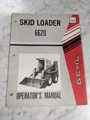 Gehl Skid Steer Loader Operator'S Service Manual Sl6620 Diesel 903665