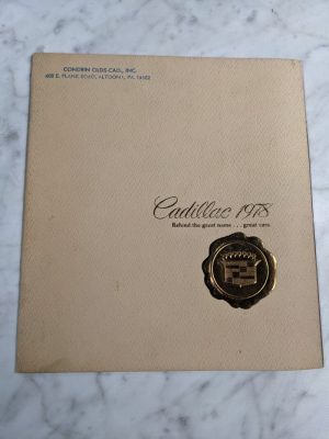 Cadillac 1978 Behind The Great Name.. Great Cars Sales Brochure Literature