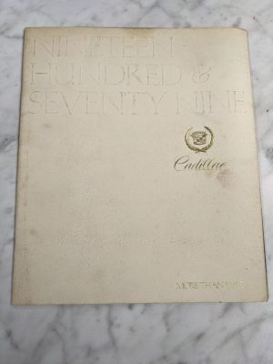 Cadillac 1979 More Than Ever Sales Brochure Literature