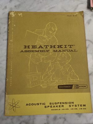 Acoustic Suspension Speaker System Heathkit Assembly Manual As-2M As-2B As-2U