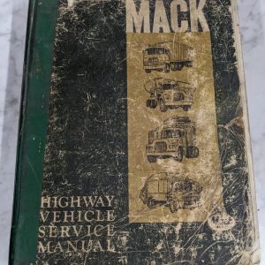 Mack Truck Highway Service Repair Overhaul Manual Vehicle