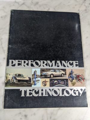 Ford Performance Technology 1984 Book Information Manual