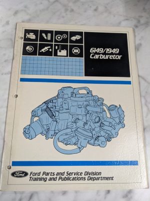 Ford 6149 1949 Carburetor Service Repair Manual Overhaul Repair Book