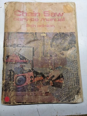 Chain Saw Service Manual 5Th Edition Css-5 1976 Repair Maintenance Book Vintage