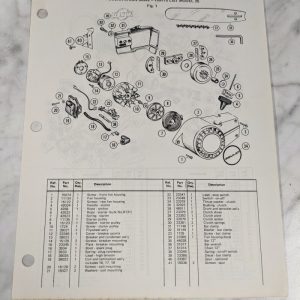 Poulan Chain Saws Illustrated Service Parts List Manual Catalog Model 25 1971