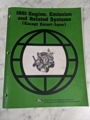 Ford 1981 Engine Emission & Related Systems 1980
