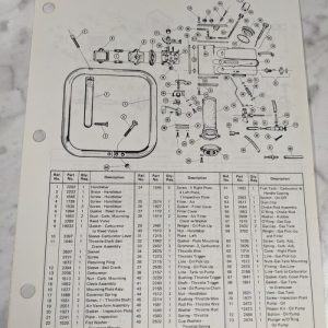 Poulan Illustrated Service Parts List Manual Catalog Chainsaws Model 92 1970